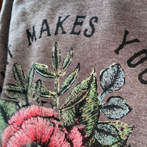 NEW cropped sweatshirt hoodie do what makes you happy - Picture 10 of 10